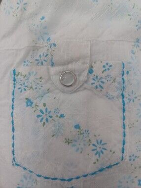 🩵🐎💙COWGIRL UP COWGIRL COWBOY LONG SLEEVE PEARL SNAP SHIRT SMALL MEDIUM